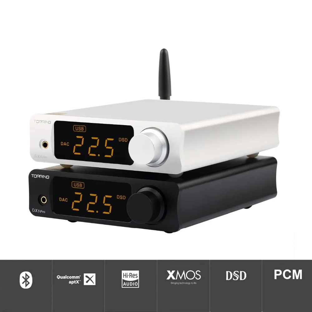 TOPPING DX3 PRO настольная Расшифровка Bluetooth AK4493 USB DAC XMOS XU208 DSD512 жесткое решение выход