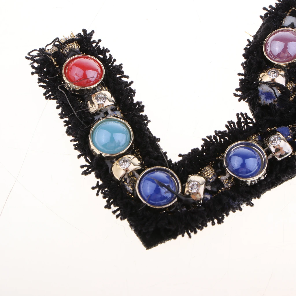 1 Set /4 Letters Crystal Pearl Beads Patches LOVE Style Clothes Embellishments Applique Decorations for Repair/Design