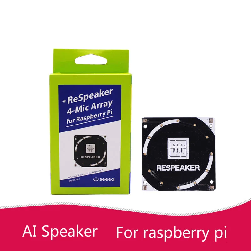 Магистр с 4 микрофоном для Raspberry Pi 3 B + магистр микрофонов голосовых приложений