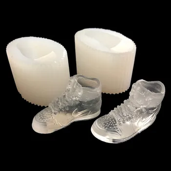 

1Pair Mini 3D Sneaker Shoes Epoxy Resin UV Glue Crafts Silicone Mold Creative DIY Art Pendant Brooch Jewelry Tool Handcraft