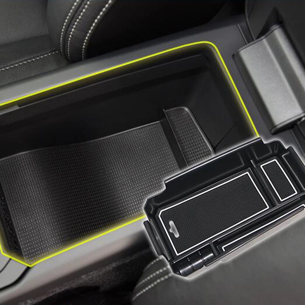Автомобильный центральный подлокотник коробка для хранения Контейнер держатель с силиконовым ковриком для Volvo XC40 авто аксессуары для интерьера