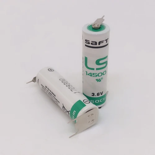 

2pcs/lot Original SAFT LS14500 size AA 3.6V 2600MAH Thionyl Chloride Industrial lithium battery plc batteries With Tabs