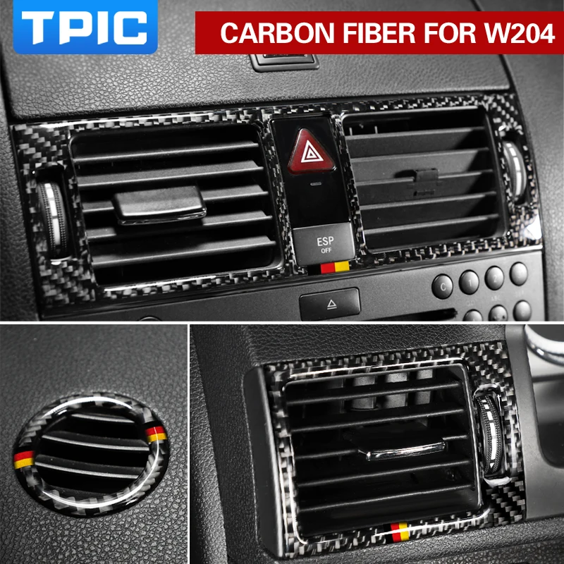 Buy TPIC Carbon fiber Refit Car interior Stickers