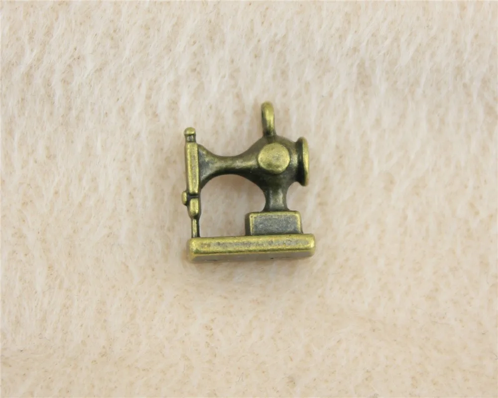 

35 шт./лот 15*12 мм древняя бронза 3D шитье Очаровательные Подвески DIY ювелирные изделия для браслета ожерелья серьги
