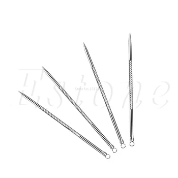 

8CM Blackhead Comedone Remover Acne Blemish Pimple Extractor 4Pc Tong6