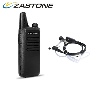 Zastone ZT-X6 Mini Walkie Talkie with Headset 400-470Mhz Frequency UHF Handheld Radios Comunicador Two Way Radio Birthday Gift