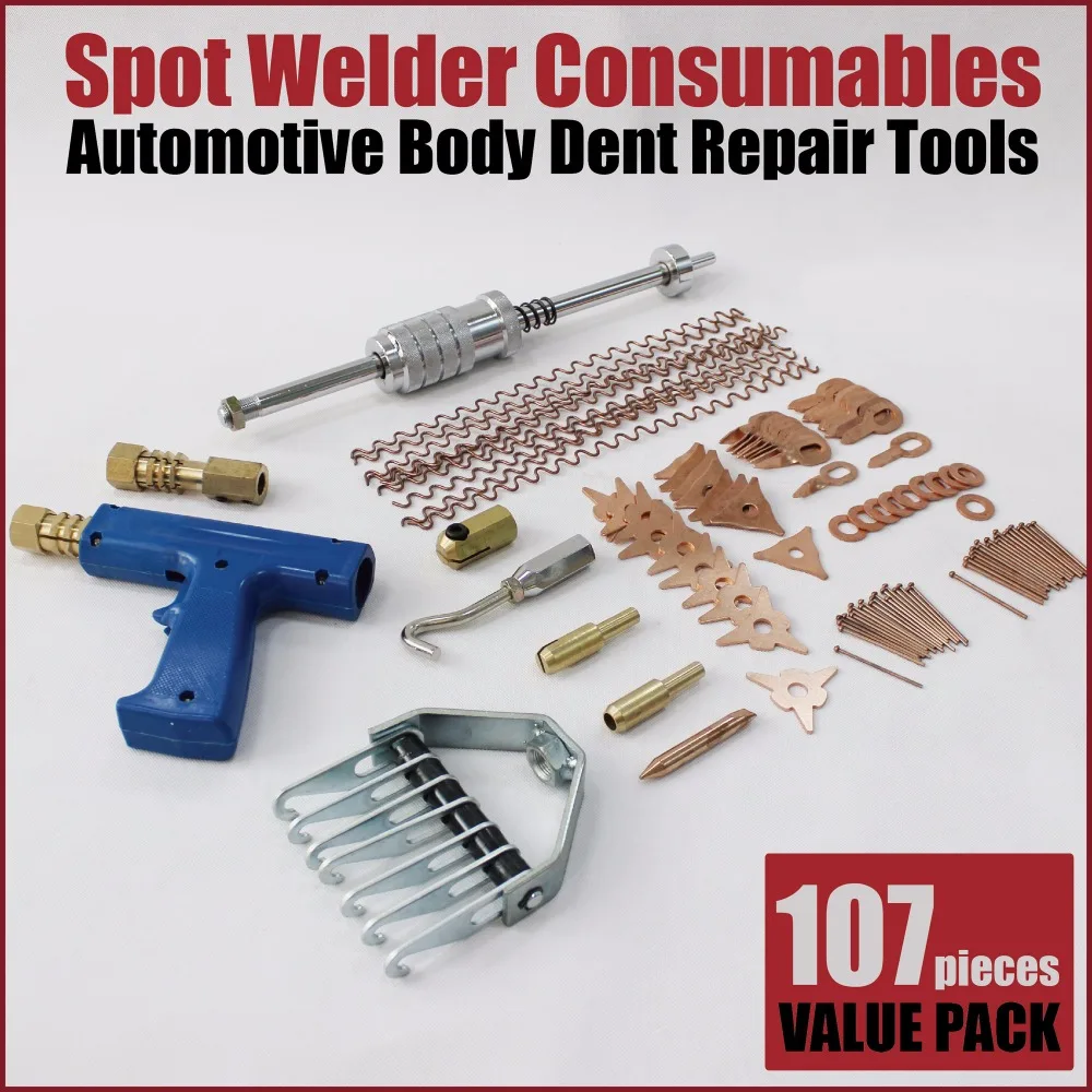 dent puller kit spot welding car body repair tools slide ...