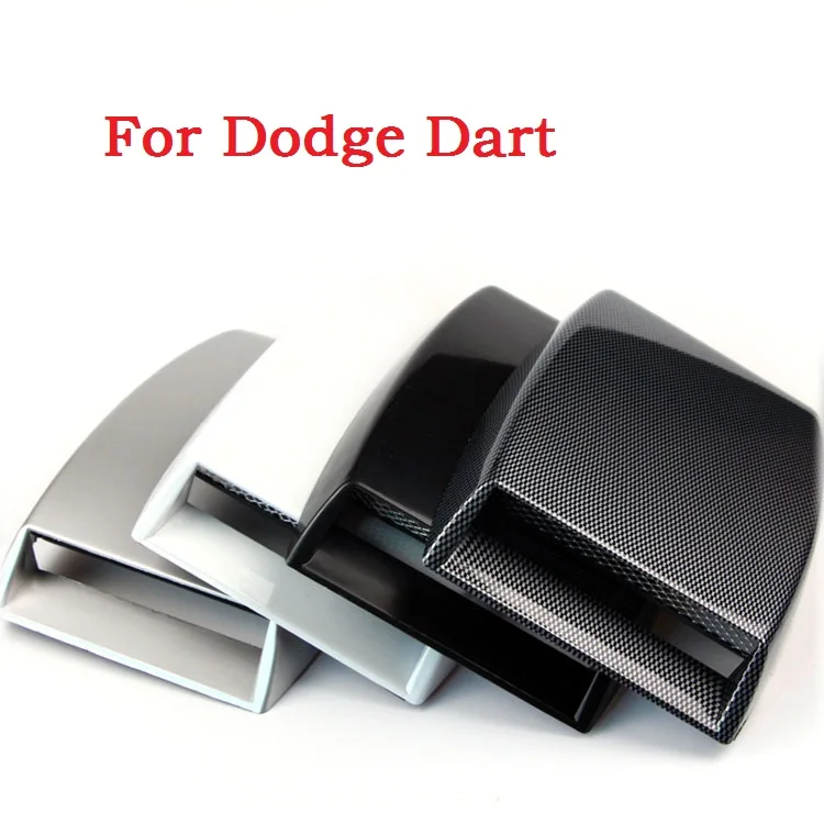 Car Styling Abs Black Decorative/Functional Hood Scoop Air Flow Vent