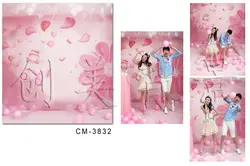 Свадебный розовый цветок шар фотографии студии виниловый ткань высокого качества Компьютер Отпечатано партии фон