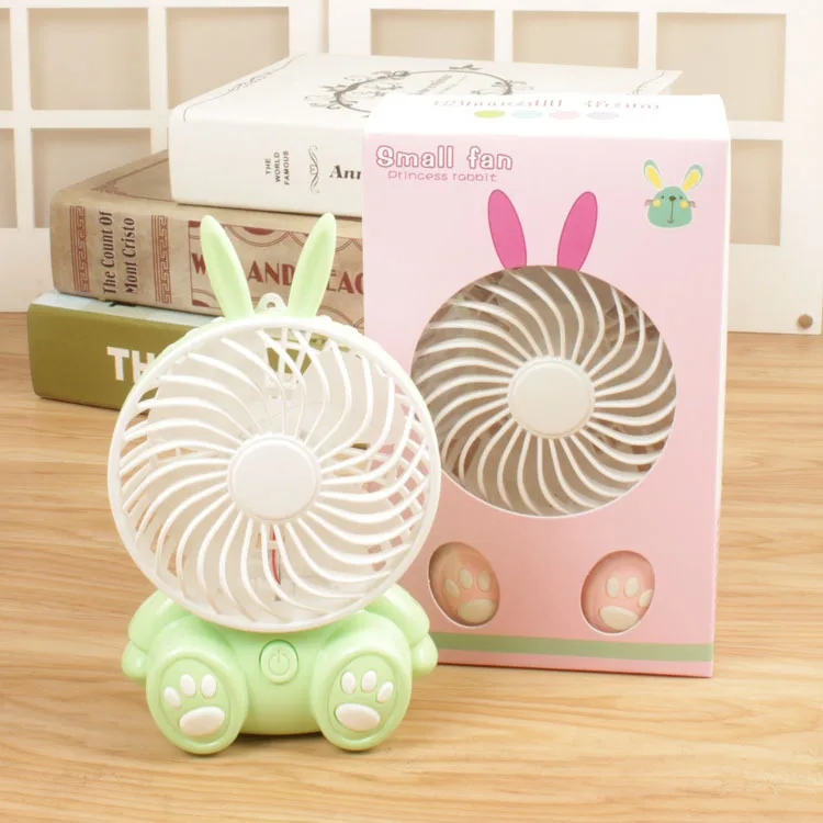 USB интерфейс милый кролик вентилятор новый обновленный с внутренней батареей