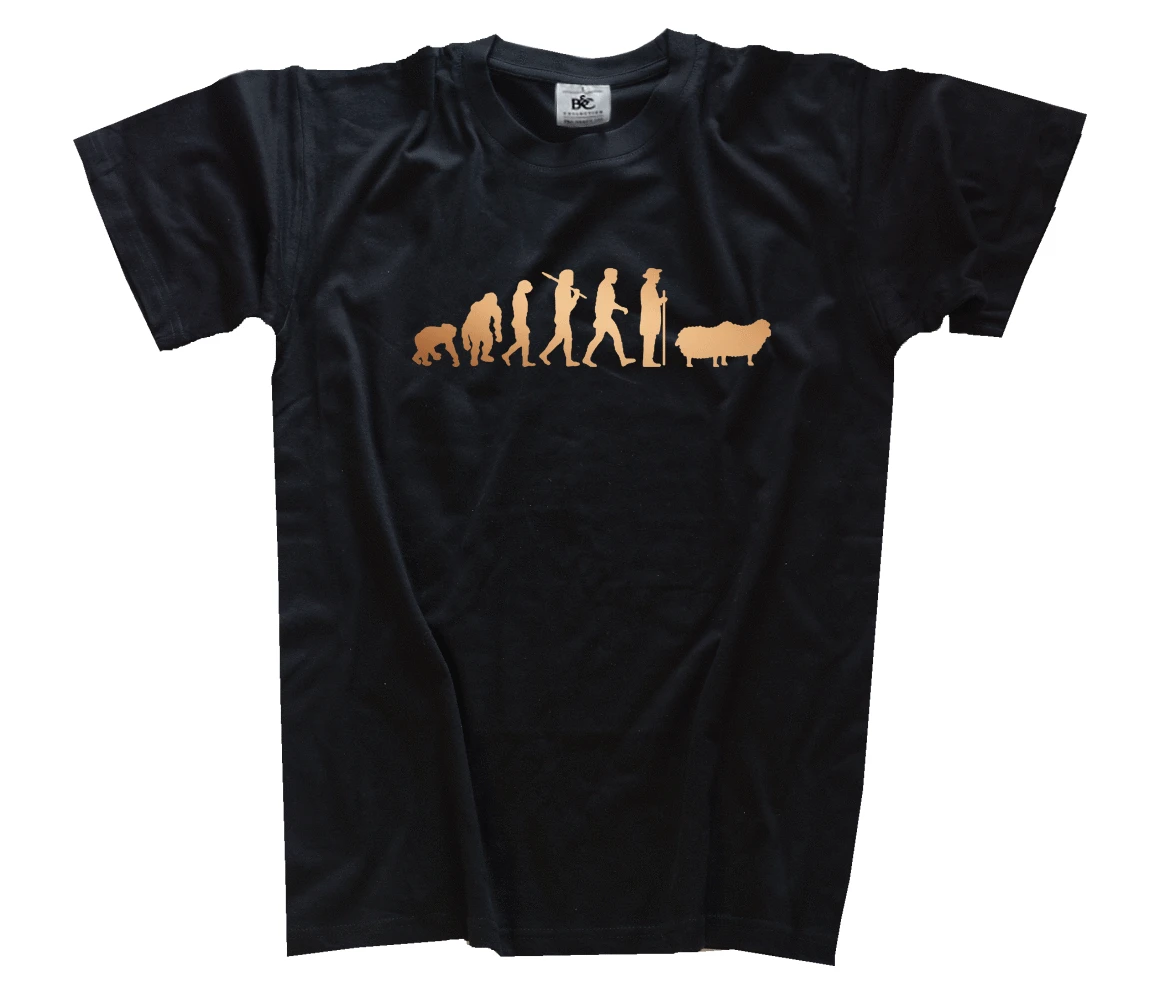 Бронзовое издание Schaefer Schaf Wolle Hirt Evoltion футболка Harajuku топы Футболка модная