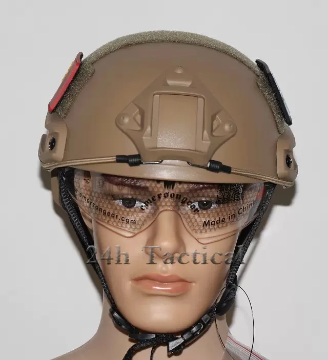 Страйкбол Быстрый Шлем с защитными Goggle База Jump MHType тактическая Боевая Экипировка для игр на открытом воздухе