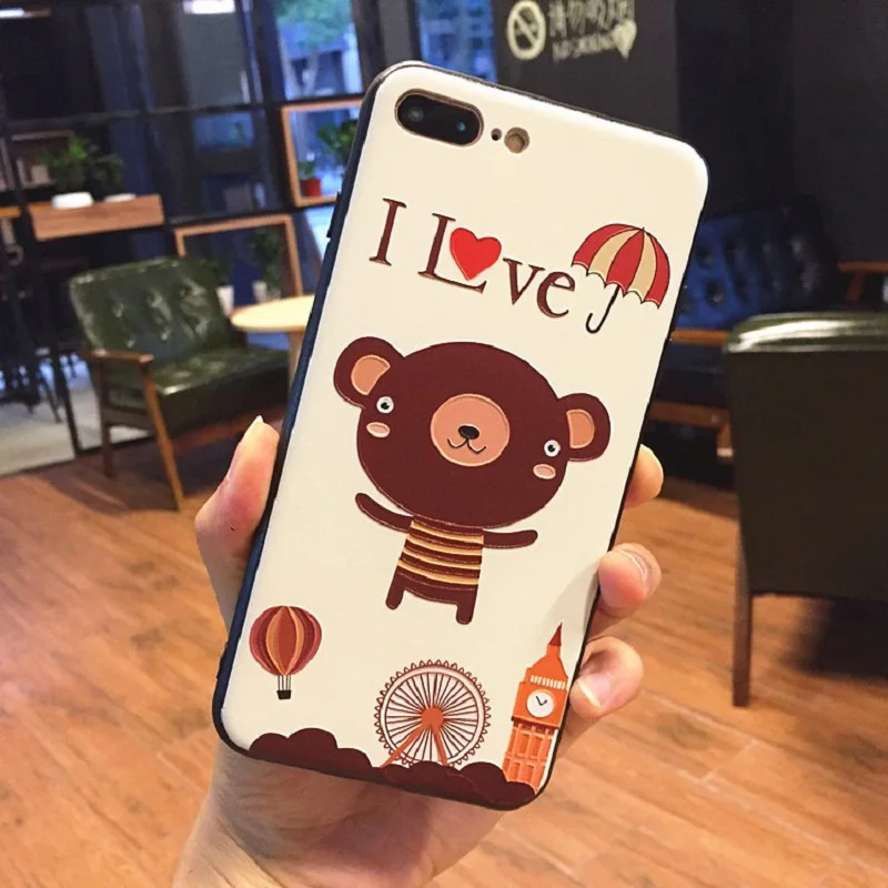 Cute 3D Emboss Cartoon Patterned Phone Case For vivo V15 Pro V11 For VIVO Z1 Z3 Cases Soft Silicone Case Cover