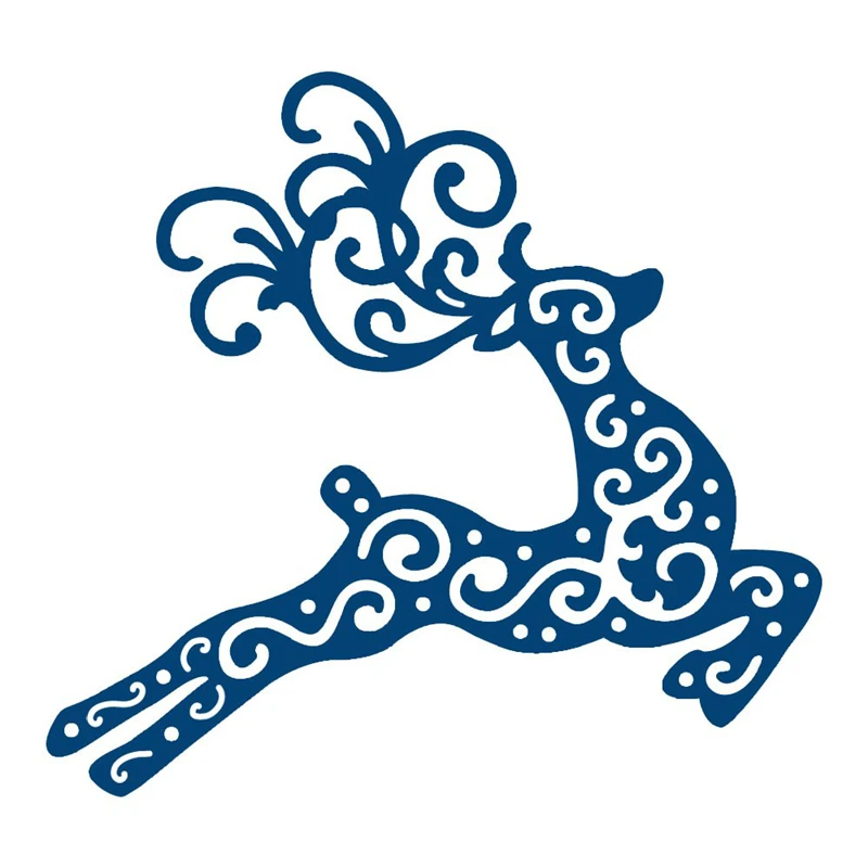 

Eastshape Deer Dies Scrapbooking Metal Cutting New Dies for 2019 Animal Craft Dies Cuts Card Making Stencils DIY Embossing