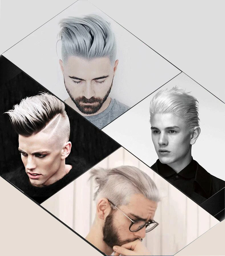 sliver grey hair wax 002