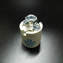 Универсальный керамики уличный держатель для светильника, высококачественный огнестойкий и морозостойкий подходит для E27/E26 лампы