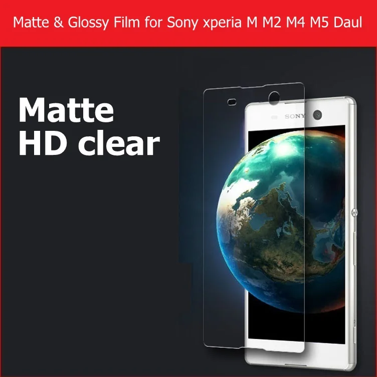 Передняя HD прозрачная глянцевая пленка для Sony xperia M C1904 M2 S50h Антибликовая матовая