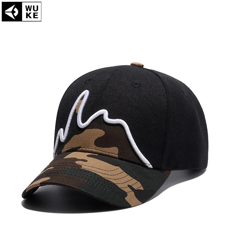 Wuke New Mens Camo Cap Baseball Casquette Camouflage Hats For Men