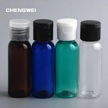 

CHENGWEI 20ml Flip Top Cap Mini Empty Plastic Bottle 20 Pcs/Lot Cosmetic Containers Makeup Tools Refillable Bottles