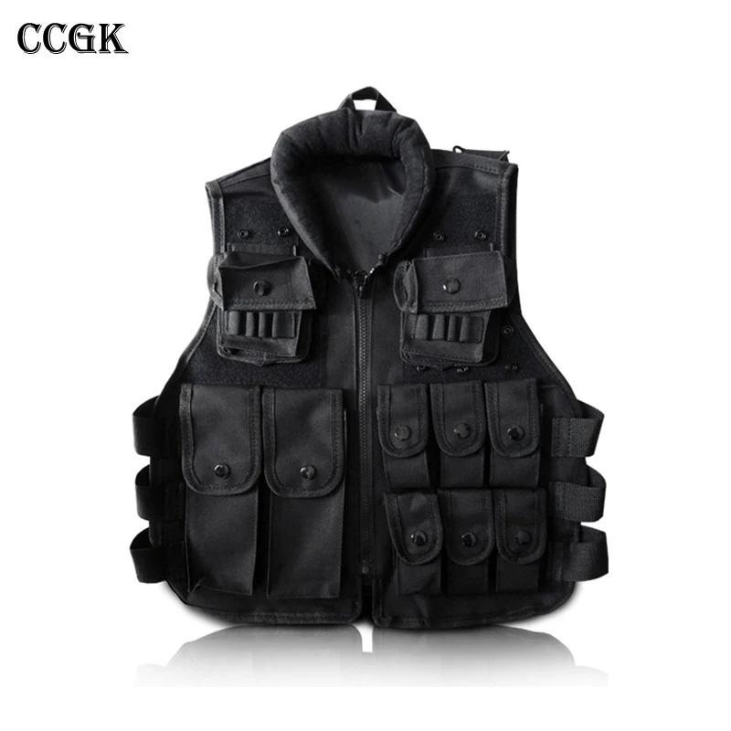 

Tactical vest Black Kid's Tactical Vest For Outdoor Game Training Scouting Cosplay Protective Equipment Children Vests Clothing