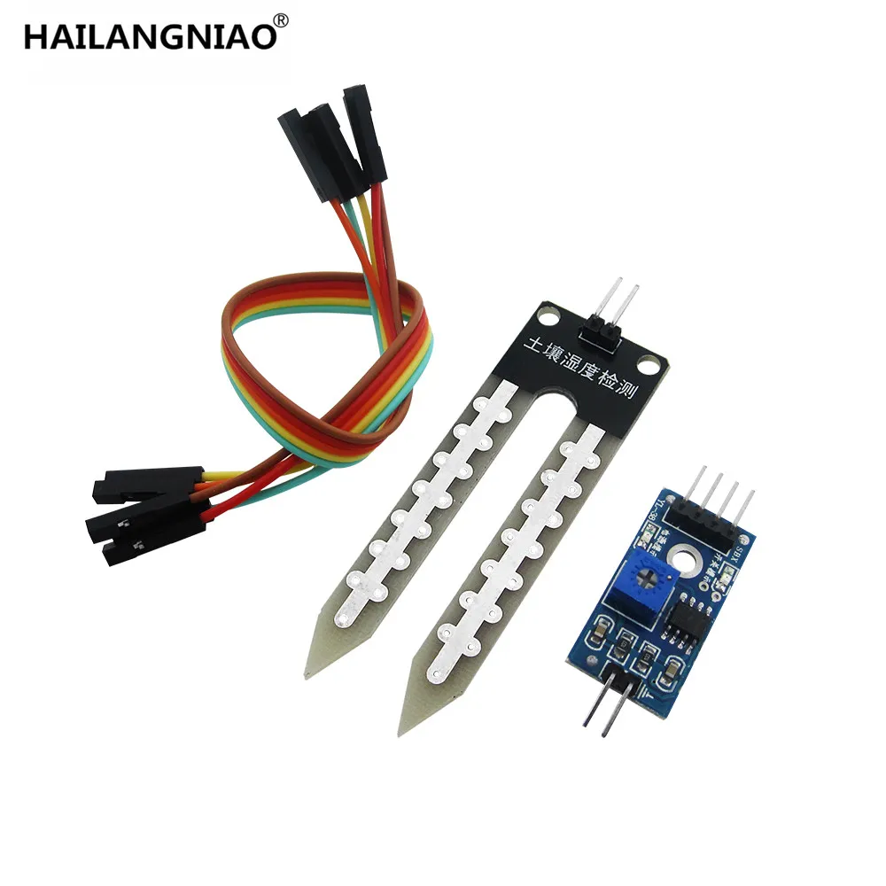 

50PCS/LOT new Soil moisture meter testing module, soil humidity sensor, robot/intelligent car