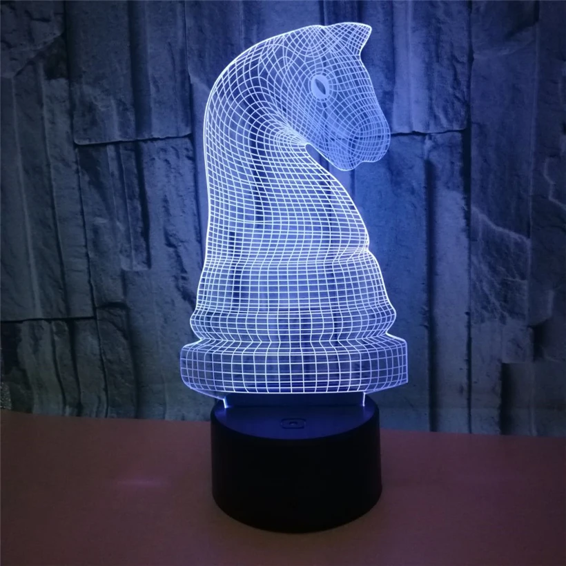 Chess 3D night light (6)