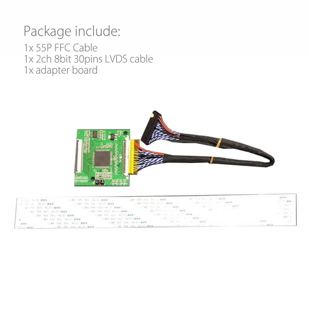 RSDS_S4_V3.0 55P 0,5 FFC LVDS поворот сигнала RSDS адаптер плата преобразования для A220Z5 CLAA220WA02-ZB A190A8