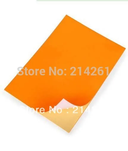 Wholesale Colour A4 sticker label 210*297mm)oran...