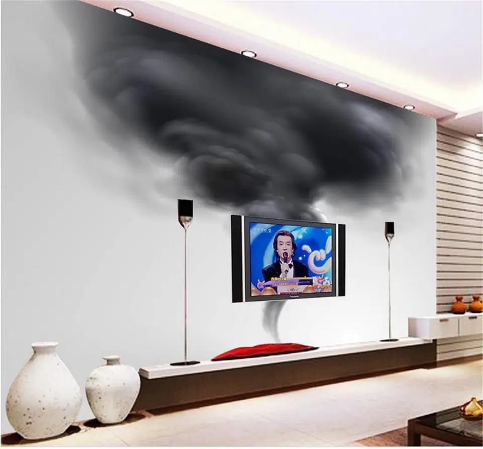 Kustom Foto Ruang 3d Wallpaper Non Woven Mural Fantasi Asap Tornado Kustom Foto Ruang 3d Wallpaper Non Woven Mural Fantasi Asap Tornado