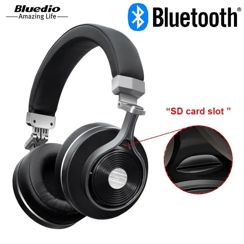 

Bluedio T3 Plus Wireless Earphone Bluetooth Headphones wireless Earphones bluetooth headset with Microphone Bluetooth Music Head