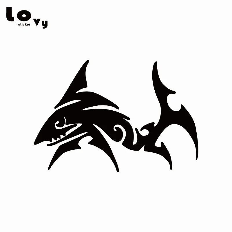 

Shark Bumper Window Car Decal Funny Windshield Tailgate Vinyl Sticker