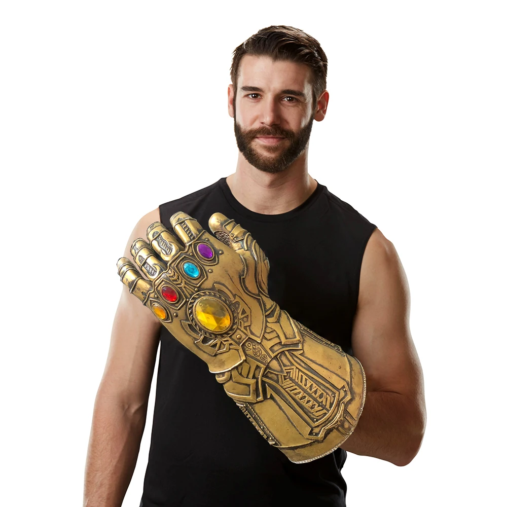 Перчатка для косплея танос бесконечность, Мститель, эндгейм, перчатка Таноса, Мстители, бесконечные войны, латексные перчатки для рук, Вечерние перчатки на Хэллоуин, реквизит