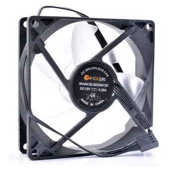 

ID-cooling ID-9225M12S 9cm 9025 92x92x25mm 12V 0.20A 4 lines 4pin pwm computer chassis CPU cooling fan