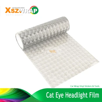 

0.3x9m/Roll Transparent Cat Eye Headlight Film Car Light Tint Film Motorcycle Headlight Taillight Film Car Styling