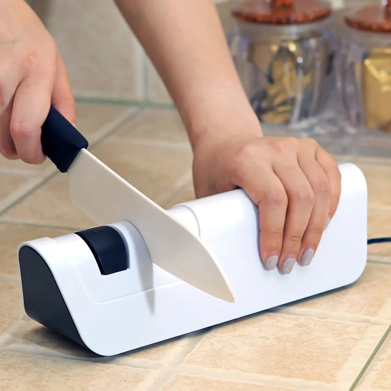  RISAMSHA Electric Knife Sharpener Professional Diamond Knife Sharpener Blade Sharpening Kitchen Too - 32972766484
