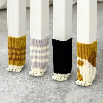 

Cat Claw Chair Leg Socks Table Protector thick wear-resistant mute Non-slip chair foot cover leg Protector Furniture cover