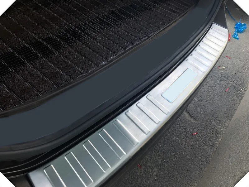 Для Volkswagen Passat 5-дверь вагона B8 нержавеющая сталь Задний бампер ног пластина покрытие автомобиля Средства для укладки волос