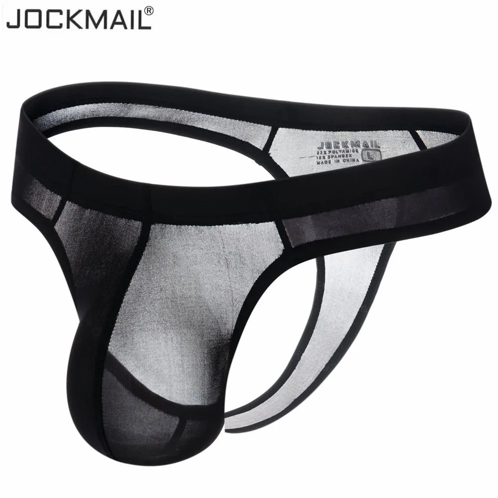 Бикини JOCKMAIL мужское нейлоновое пикантное нижнее белье трусы джоки стринги из