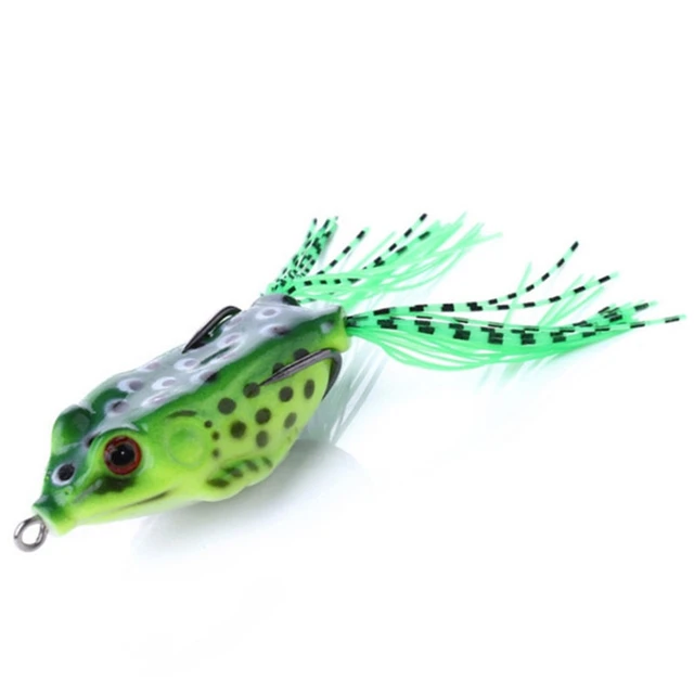 1PCS 6cm 12g Soft Frog Lure Fishing Lures Japan Double Hooks Top