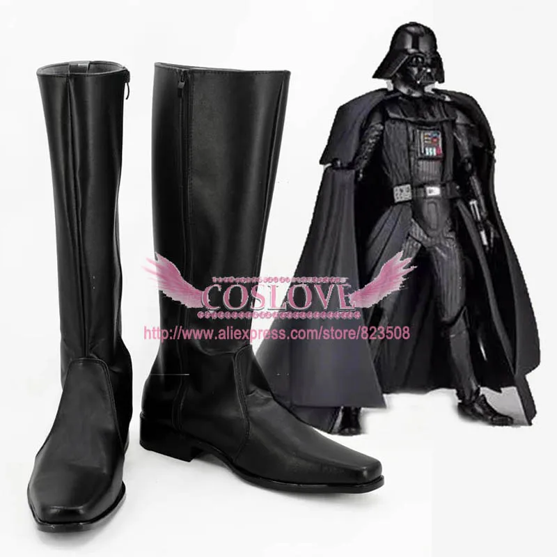 

Star Wars Darth Vader Black Shoes Cosplay Boots CosplayLove For Halloween Christmas Party