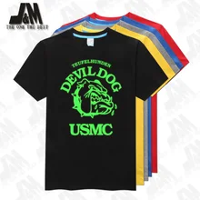 USMC Футболка армейская Футболка США тактическая Боевая светящаяся футболка 5 цветов S-6XL