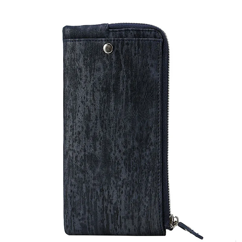 

Fashionable new first layer of leather men and women wallet long cell phone cross section square leather multi-function handbag