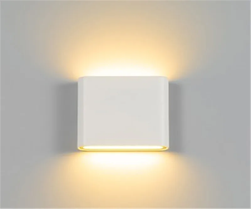 Уличный настенный светильник светодиодный светильник водонепроницаемый IP65 Настенный светильник алюминиевый светодиодный настенный светильник теплый белый Настенный бра светильник для крыльца