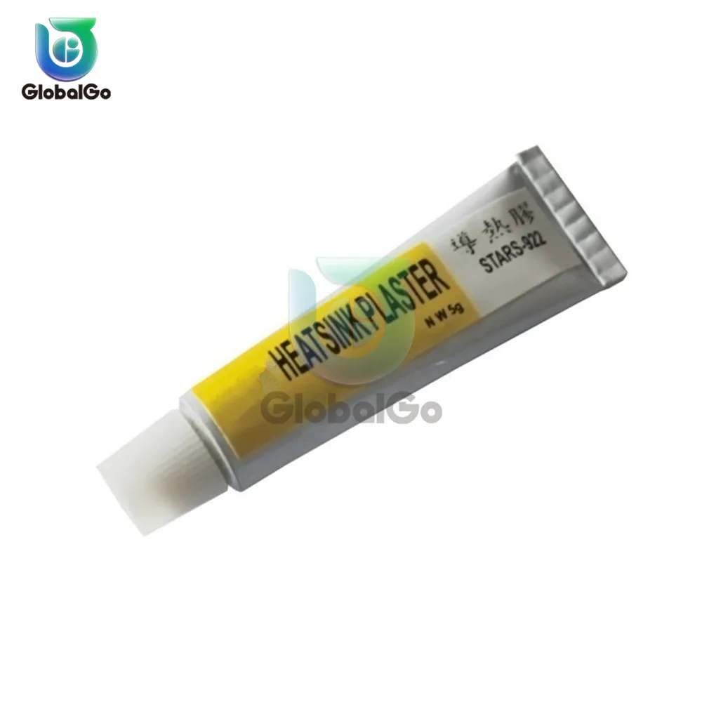 5 pcs/Lot 5g Paste Thermal Grease CPU Cooler Cooling Fan Heatsink Plaster Thermocouple Heatsink Silicone Grease Glue