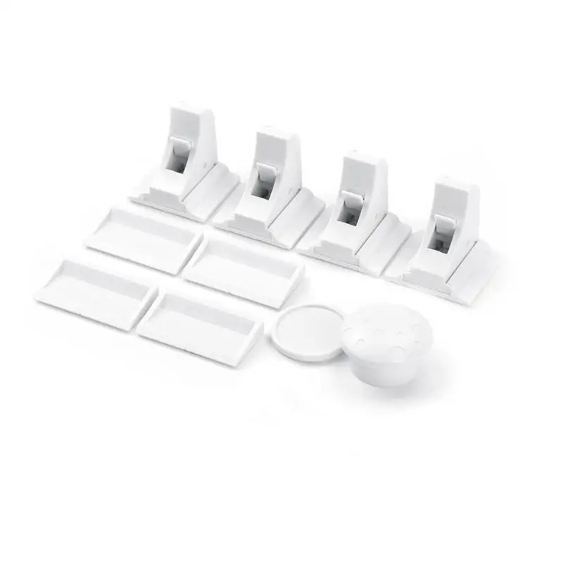 

Magnetic Drawer Door Cabinet Cupboard Toilet Safety Locks Baby Kids Safety Care Plastic Locks Straps Infant Baby Protection Lock