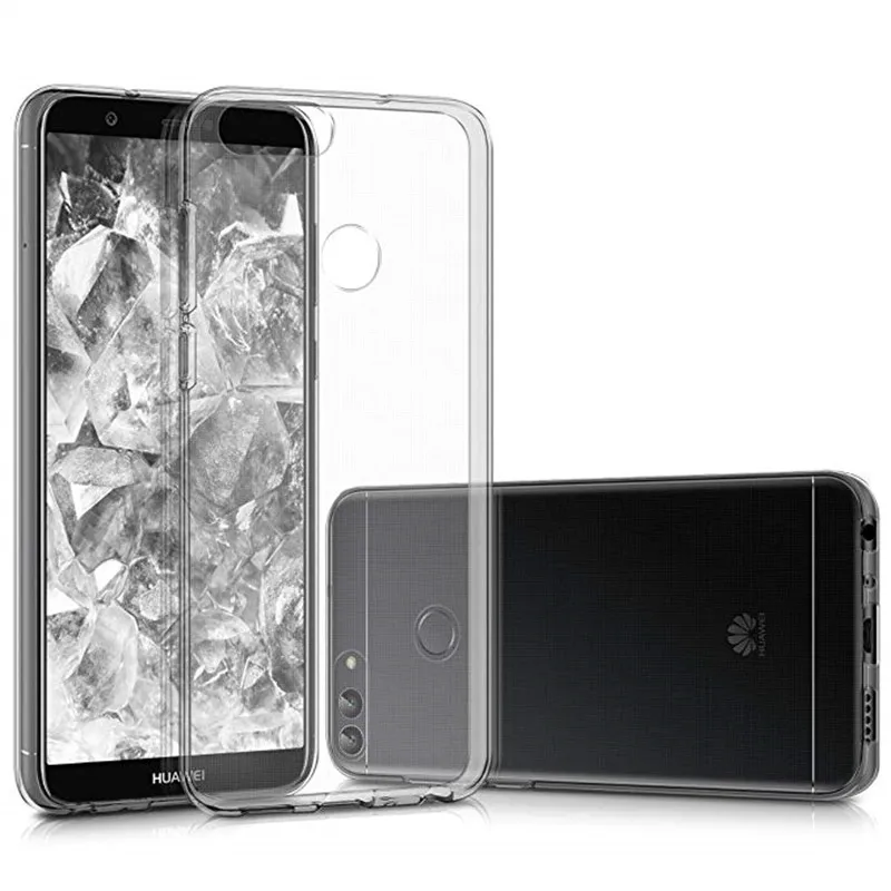 Мягкий прозрачный ТПУ силиконовый чехол для Huawei P Smart FIG LA1 LX1 задняя крышка 5 65
