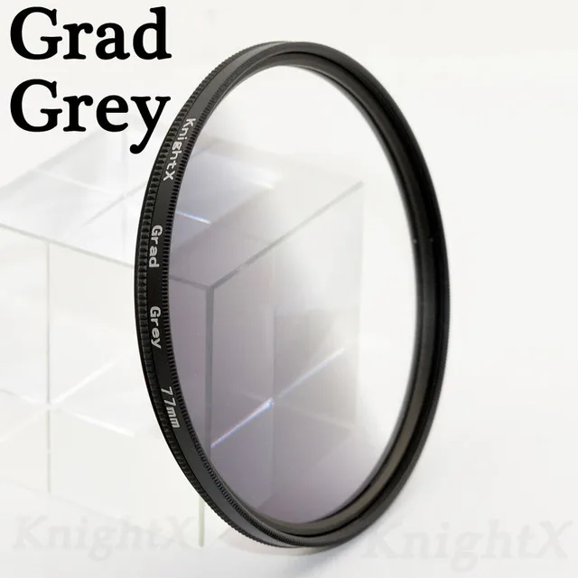 KnightX FLD UV CPL ND Star gnd Camera Lens Filter For canon eos sony nikon 49 52 55 58 62 67 72 77 mm d3300 kit dslr d5100 1300d Grad Grey