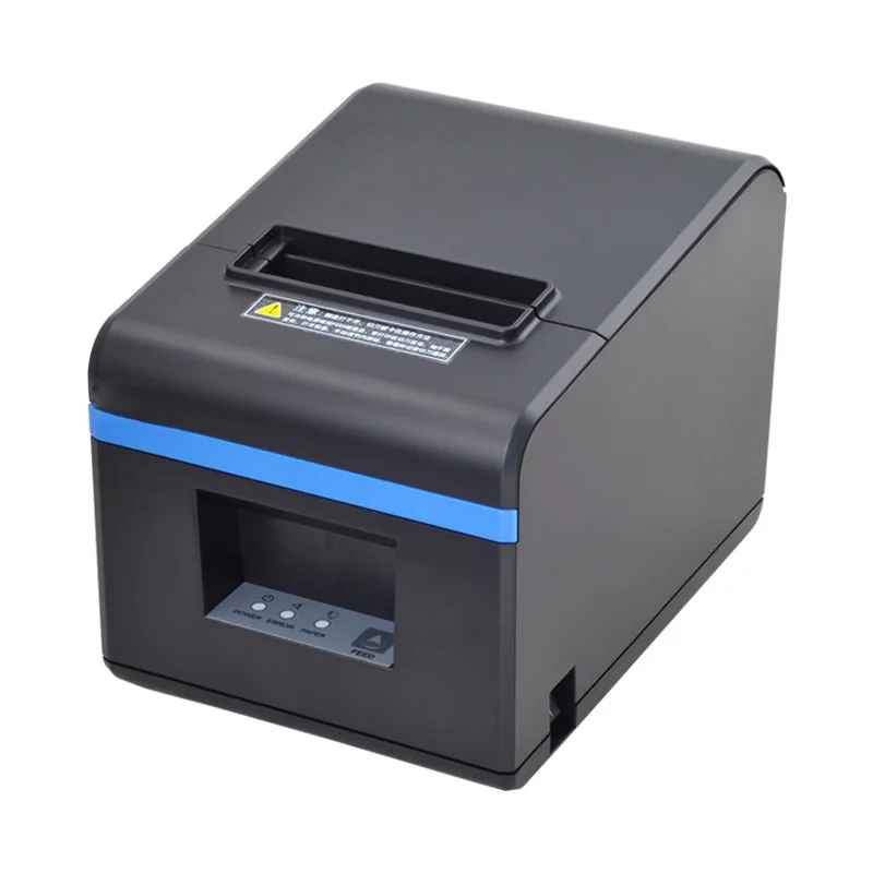 Alta qualidade 80mm recibo térmico bill impressoras cozinha restaurante pos impressora com função cortador automático aparência elegante
