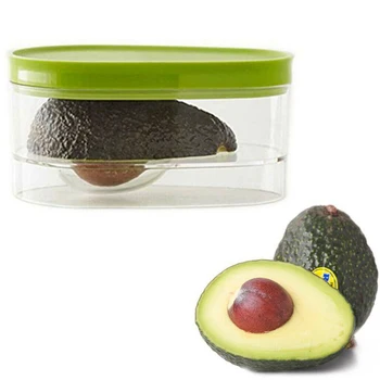 

Food Storage Box Reusable Space Saving Compact Avocado Savers Plastic Fruits Containers Case Non Toxic Home Crisper Vegetable