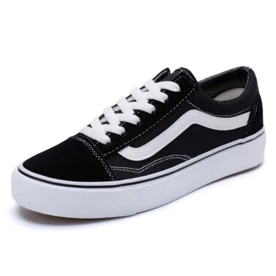 

New canvas men's shoes summer Korean version of wild black and white students couple leisure Harajuku windsurfing shoes